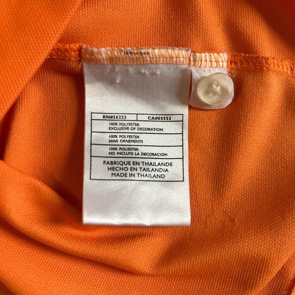 Nike Golf Fit Dry Men’s Short Sleeve Polo Shirt Sz XL  Orange Embroidered Swoosh - Picture 8 of 11